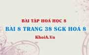 Bài 8 trang 38 SGK Hoá 8: Quy tắc hoá trị, cách xác định hoá trị của nguyên tố